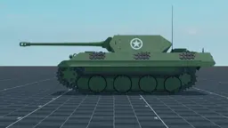 Ersatz M10, left, in Multicrew Tank Combat