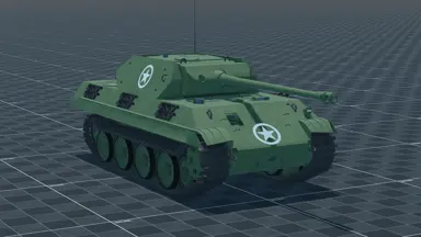 Ersatz M10, perspective, in Multicrew Tank Combat