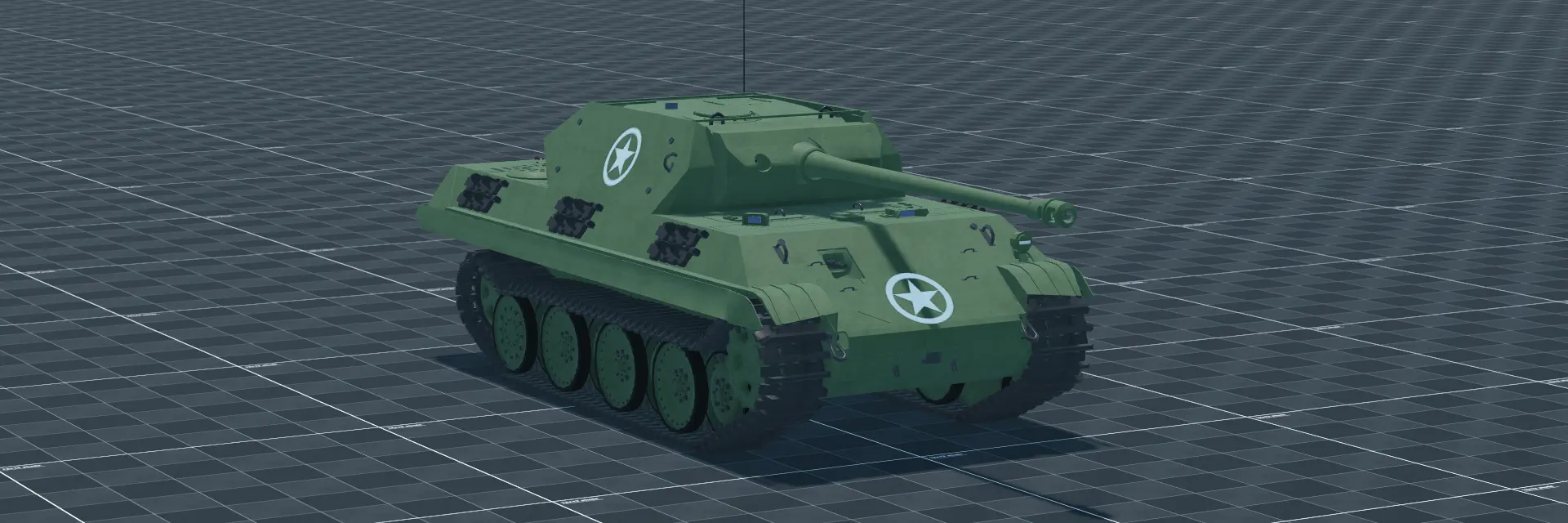 Ersatz M10, perspective banner, in Multicrew Tank Combat