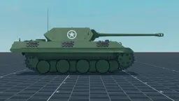 Ersatz M10, right, in Multicrew Tank Combat