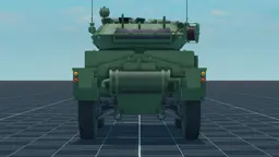 FV721 Fox, back, in Multicrew Tank Combat