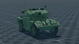 FV721 Fox, perspective, in Multicrew Tank Combat