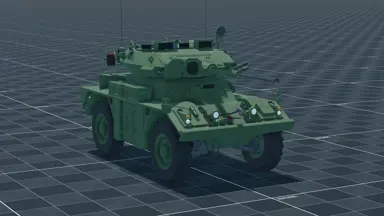 FV721 Fox, perspective, in Multicrew Tank Combat