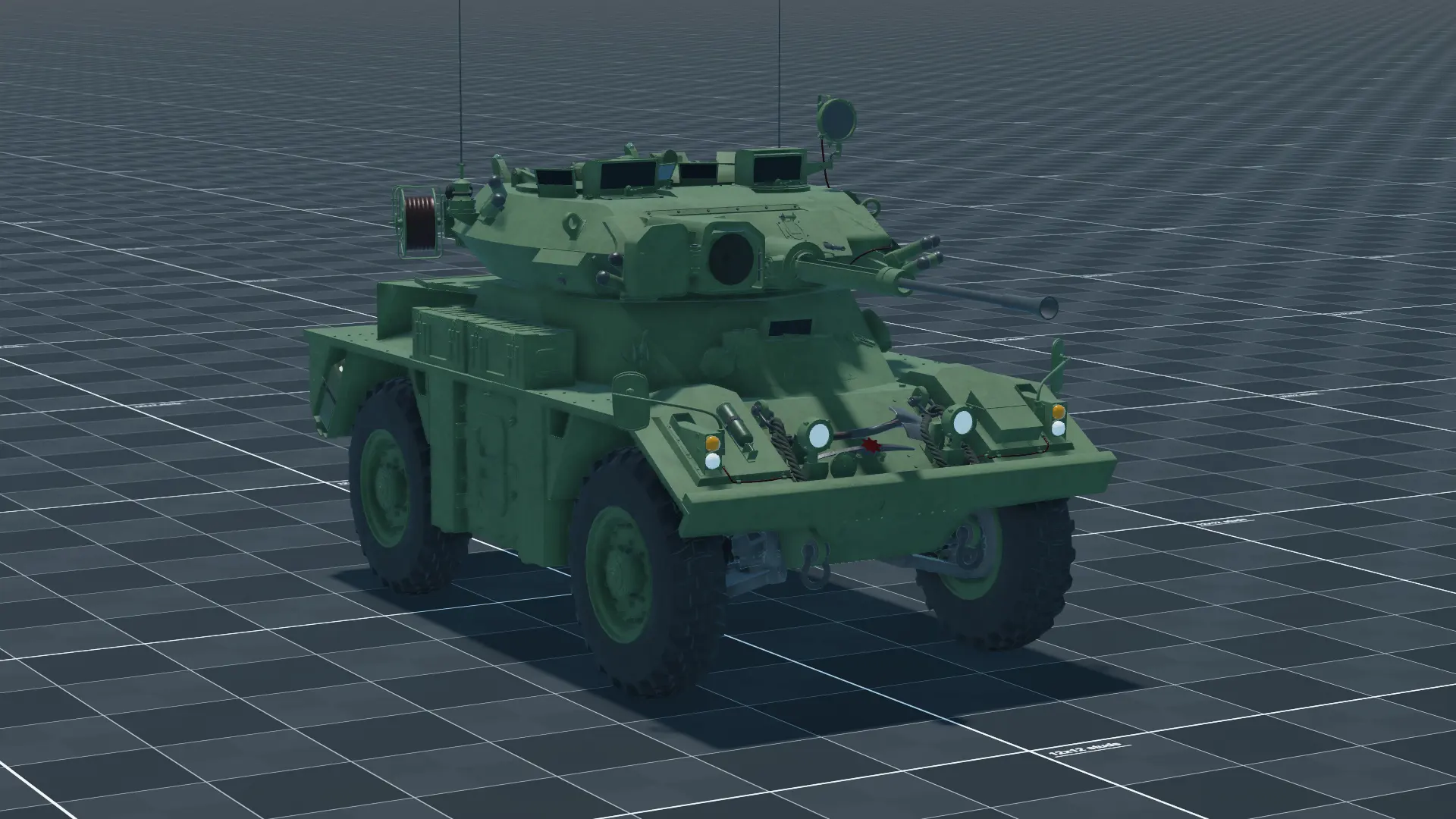 FV721 Fox, perspective, in Multicrew Tank Combat