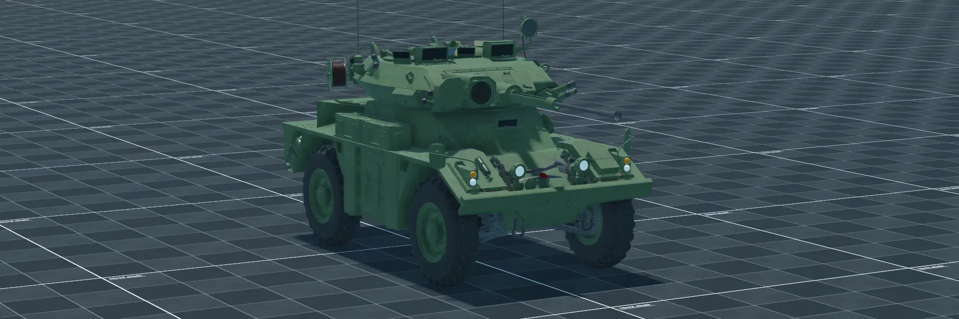 FV721 Fox, perspective banner, in Multicrew Tank Combat