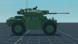 FV721 Fox, right, in Multicrew Tank Combat