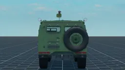 GAZ Tigr M, back, in Multicrew Tank Combat