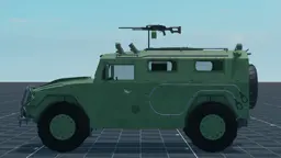 GAZ Tigr M, left, in Multicrew Tank Combat