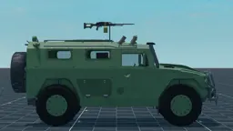 GAZ Tigr M, right, in Multicrew Tank Combat