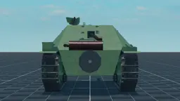 Hetzer, back, in Multicrew Tank Combat