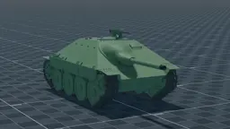 Hetzer, perspective, in Multicrew Tank Combat