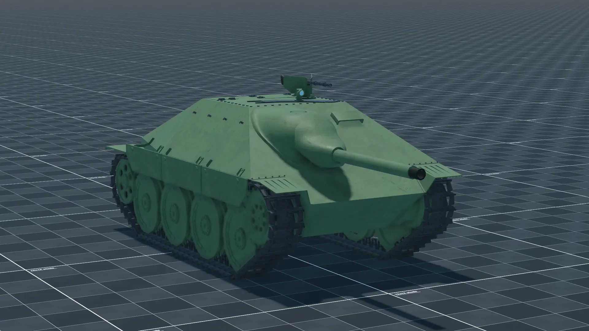 Hetzer, perspective, in Multicrew Tank Combat