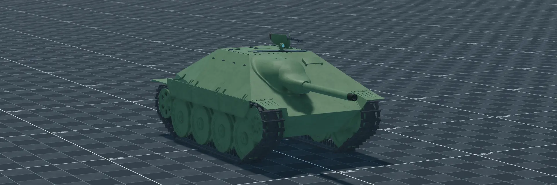 Hetzer, perspective banner, in Multicrew Tank Combat