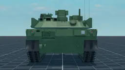 HSTV-L, back, in Multicrew Tank Combat