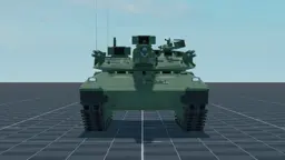 HSTV-L, front, in Multicrew Tank Combat