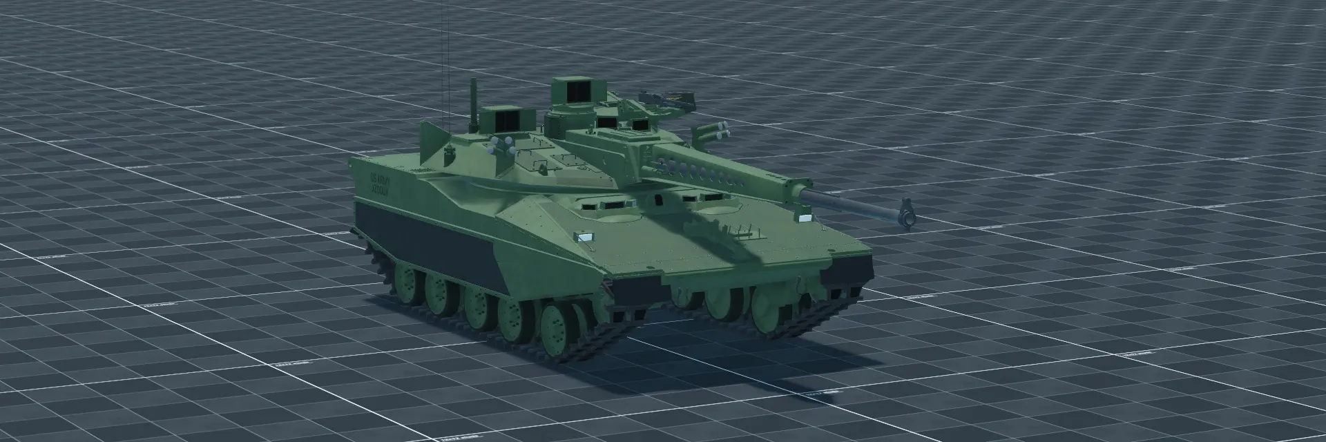 HSTV-L, perspective banner, in Multicrew Tank Combat