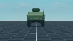 Humvee, back, in Multicrew Tank Combat
