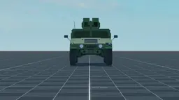 Humvee, front, in Multicrew Tank Combat