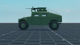 Humvee, left, in Multicrew Tank Combat