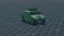 Humvee, perspective, in Multicrew Tank Combat