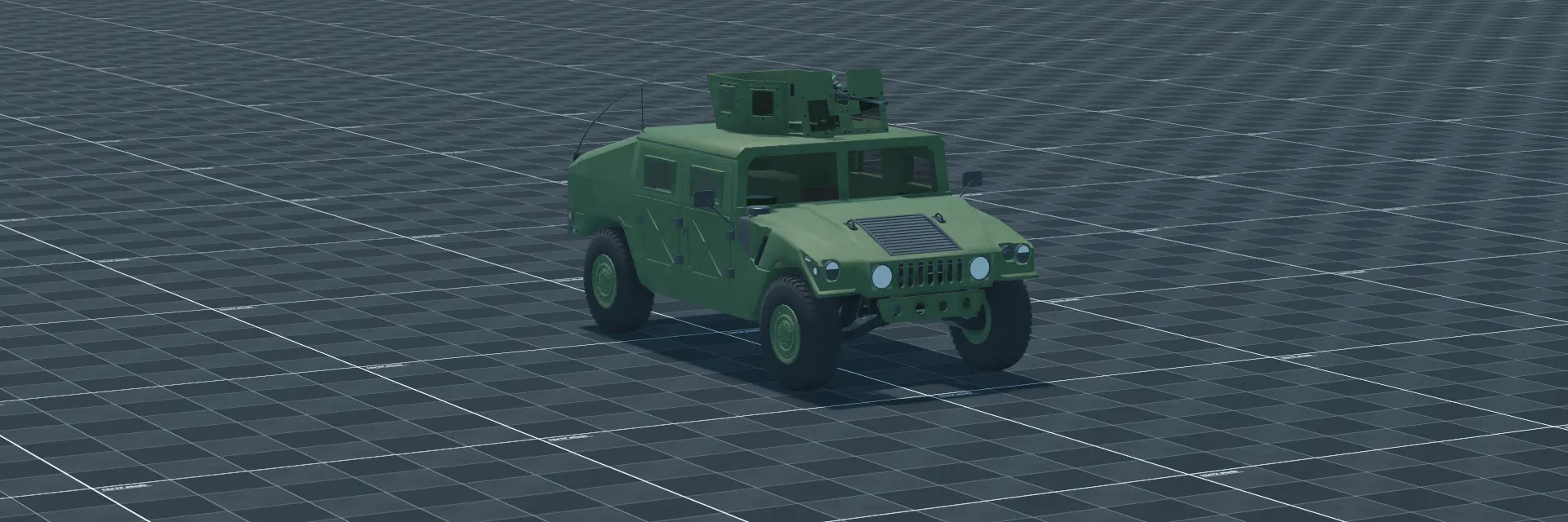 Humvee, perspective banner, in Multicrew Tank Combat