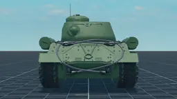 IS-1, back, in Multicrew Tank Combat