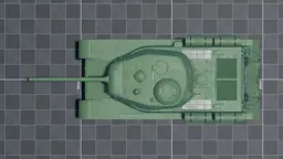 IS-1, top, in Multicrew Tank Combat