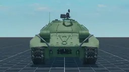 IS-3, back, in Multicrew Tank Combat
