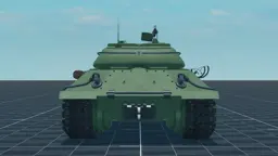 IS-6, back, in Multicrew Tank Combat