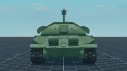 IS-7, back, in Multicrew Tank Combat