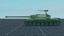 IS-7, left, in Multicrew Tank Combat