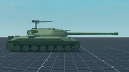 IS-7, right, in Multicrew Tank Combat