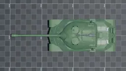 IS-7, top, in Multicrew Tank Combat
