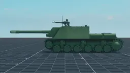 ISU-152, left, in Multicrew Tank Combat