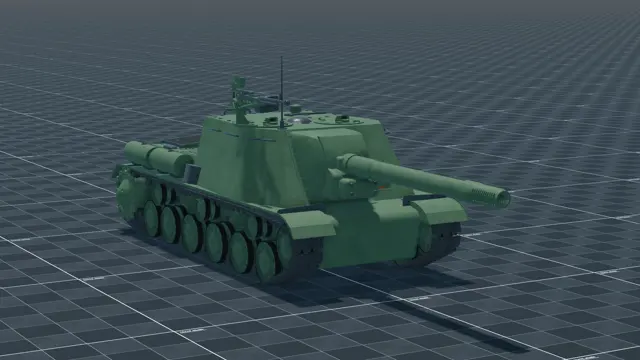 ISU-152, perspective, in Multicrew Tank Combat