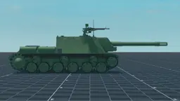 ISU-152, right, in Multicrew Tank Combat