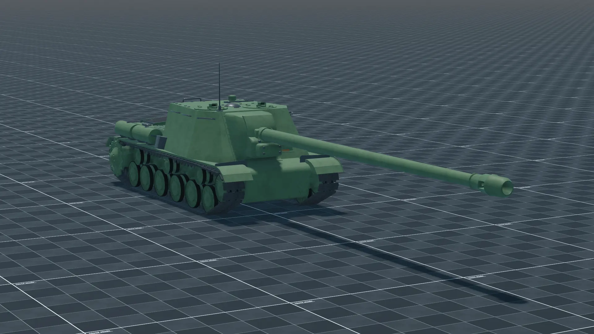 ISU-152BM, perspective, in Multicrew Tank Combat