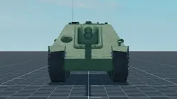 Jagdpanther, front, in Multicrew Tank Combat