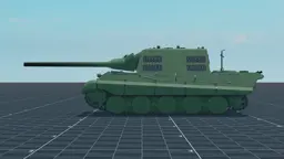 Jagdtiger, left, in Multicrew Tank Combat