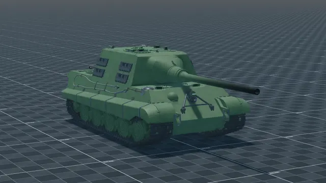Jagdtiger, perspective, in Multicrew Tank Combat