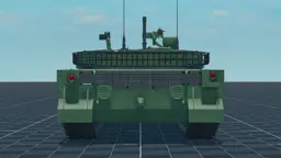 K1, back, in Multicrew Tank Combat