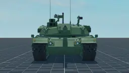 K1, front, in Multicrew Tank Combat