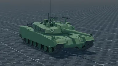 K1, perspective, in Multicrew Tank Combat
