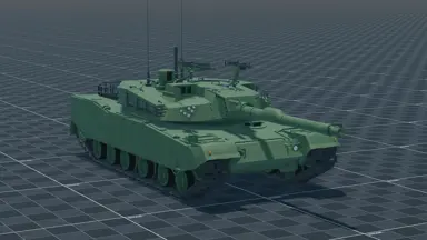 K1A1, perspective, in Multicrew Tank Combat
