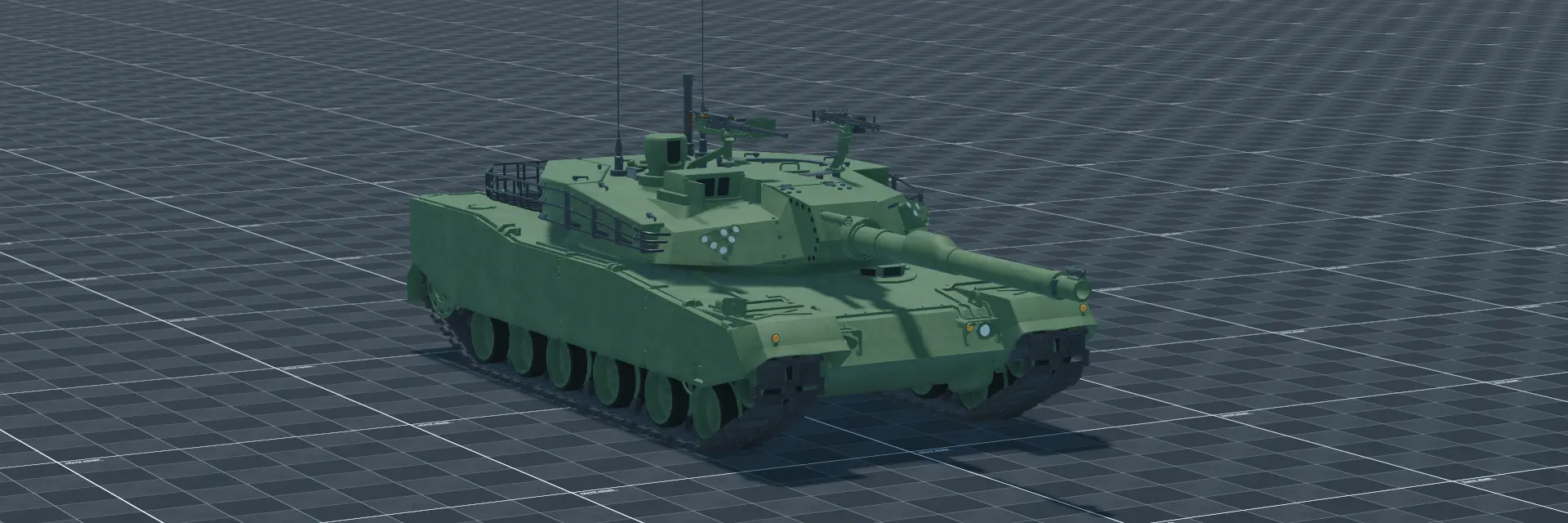 K1A1, perspective banner, in Multicrew Tank Combat