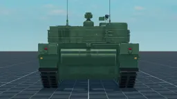 K2, back, in Multicrew Tank Combat