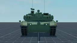 K2, front, in Multicrew Tank Combat