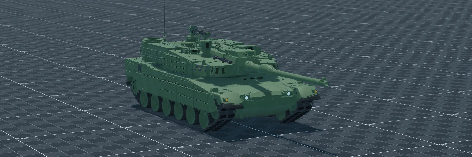 K2, perspective banner, in Multicrew Tank Combat