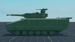 KF41 Lynx, left, in Multicrew Tank Combat