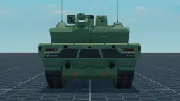 KF51 Panther, back, in Multicrew Tank Combat